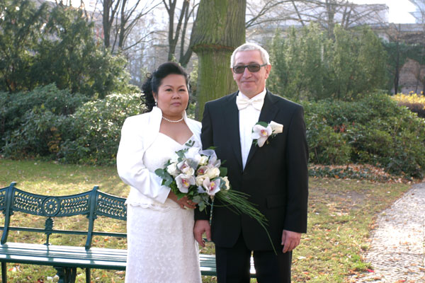 Thaifrau Withee und Dieter