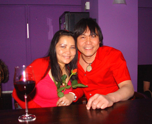 Valentine Party im Excite - Jimmy mit ihrem Liebling