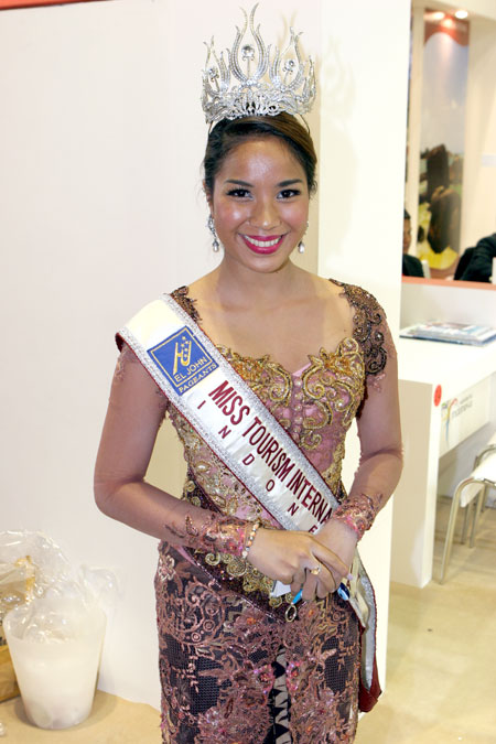 Indonesien wirbt mit der Miss Tourismus International