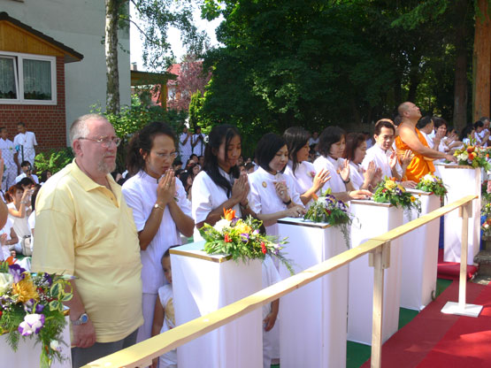 Zeremonie im Wat Phrabhavana 2008