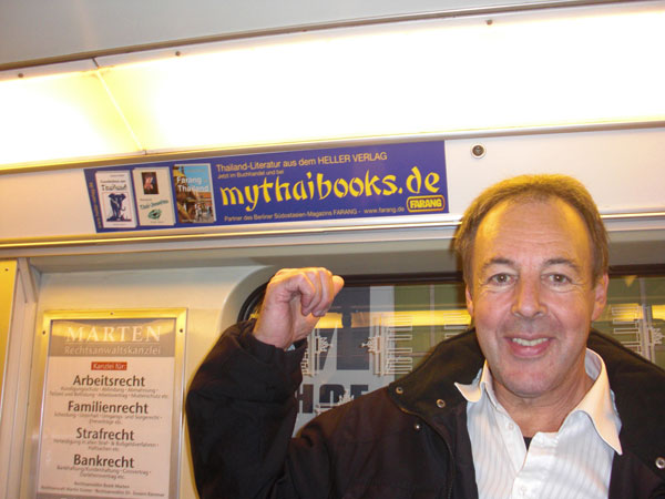 Der Heller Verlag und unser FARANG fahren U-Bahn in Berlin
