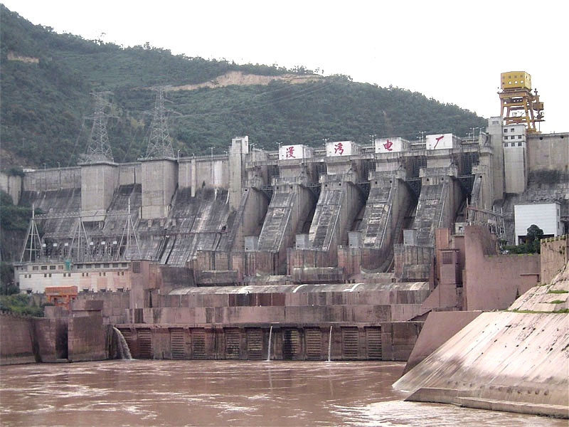 Staudamm Manwan in China