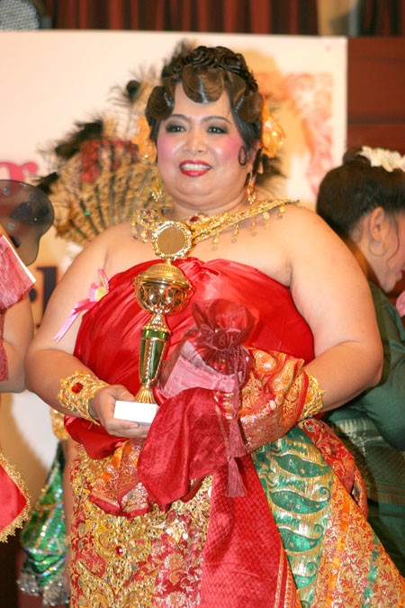 Aussichtsreiche Kandidatin bei der Wahl zur Miss Bum Bui.