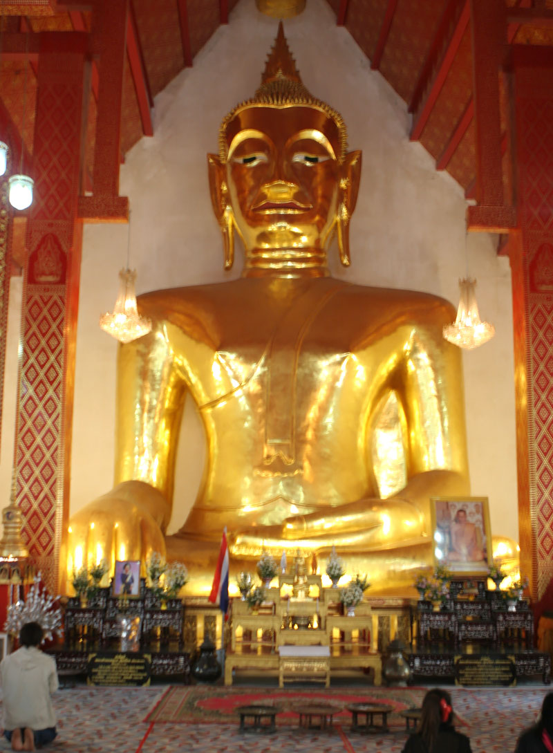 Buddha Phra Dao Don Luang im Wat Sri Khom Kham , Foto: Helmut Kremser