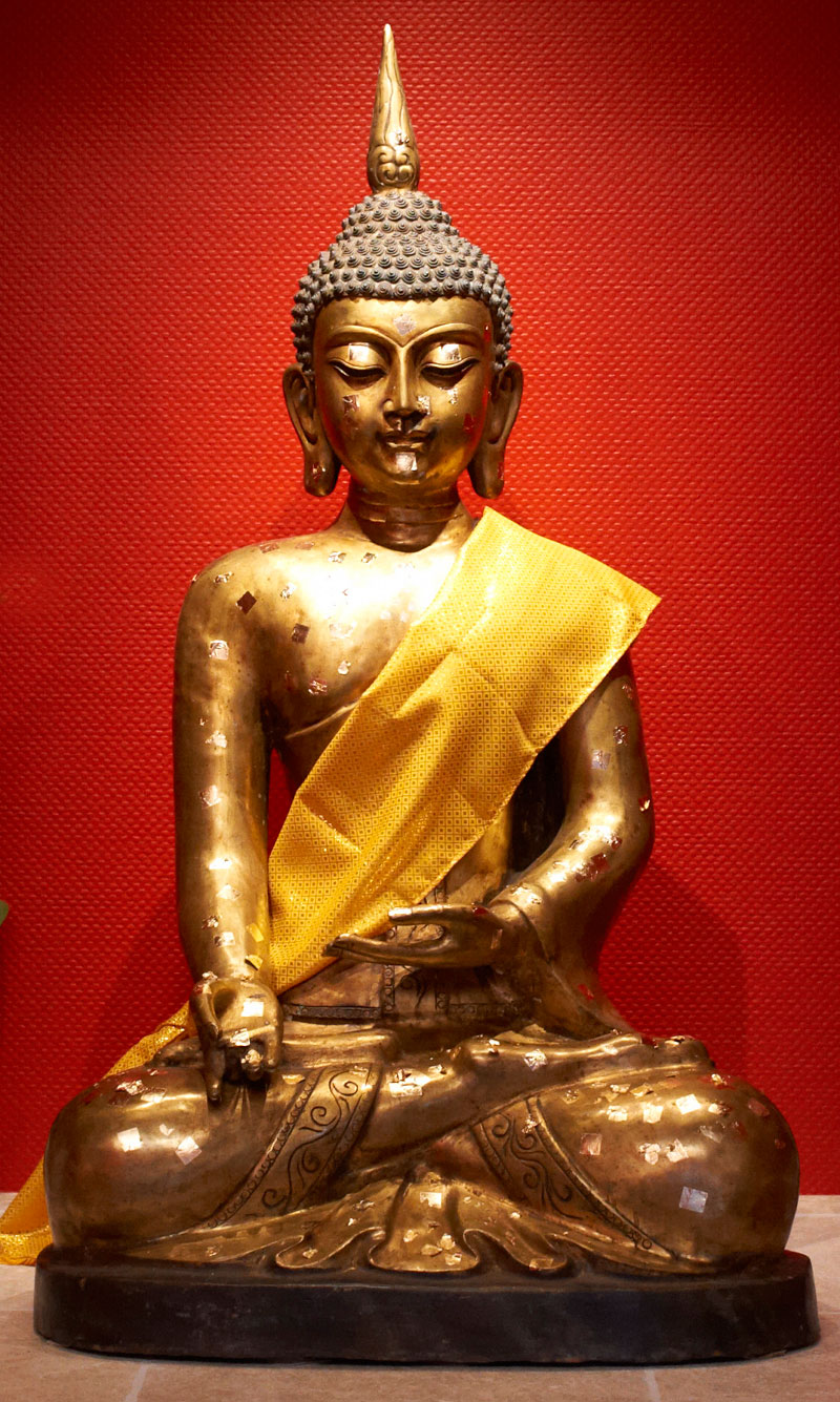 Buddha in der Su Wanyo Thaimassage in Lübeck