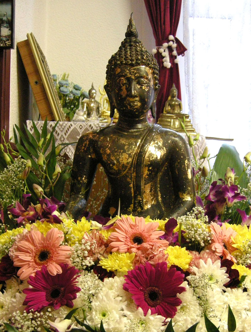 Kleiner Buddha im Wat Buddhavihara, Foto: Helmut Kremser